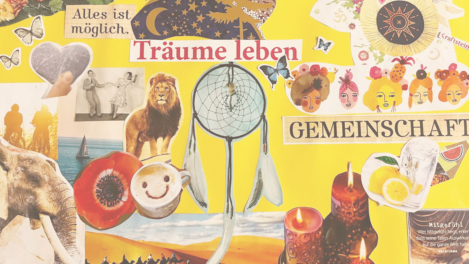 Visionboard 2026 – Das Visualisieren meiner Träume